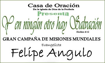 Campaña Misionera Vallejo Calif