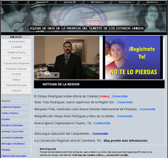 Enlace: Nuevas páginas web región Sureste EE.UU.